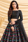 black lehenga choli