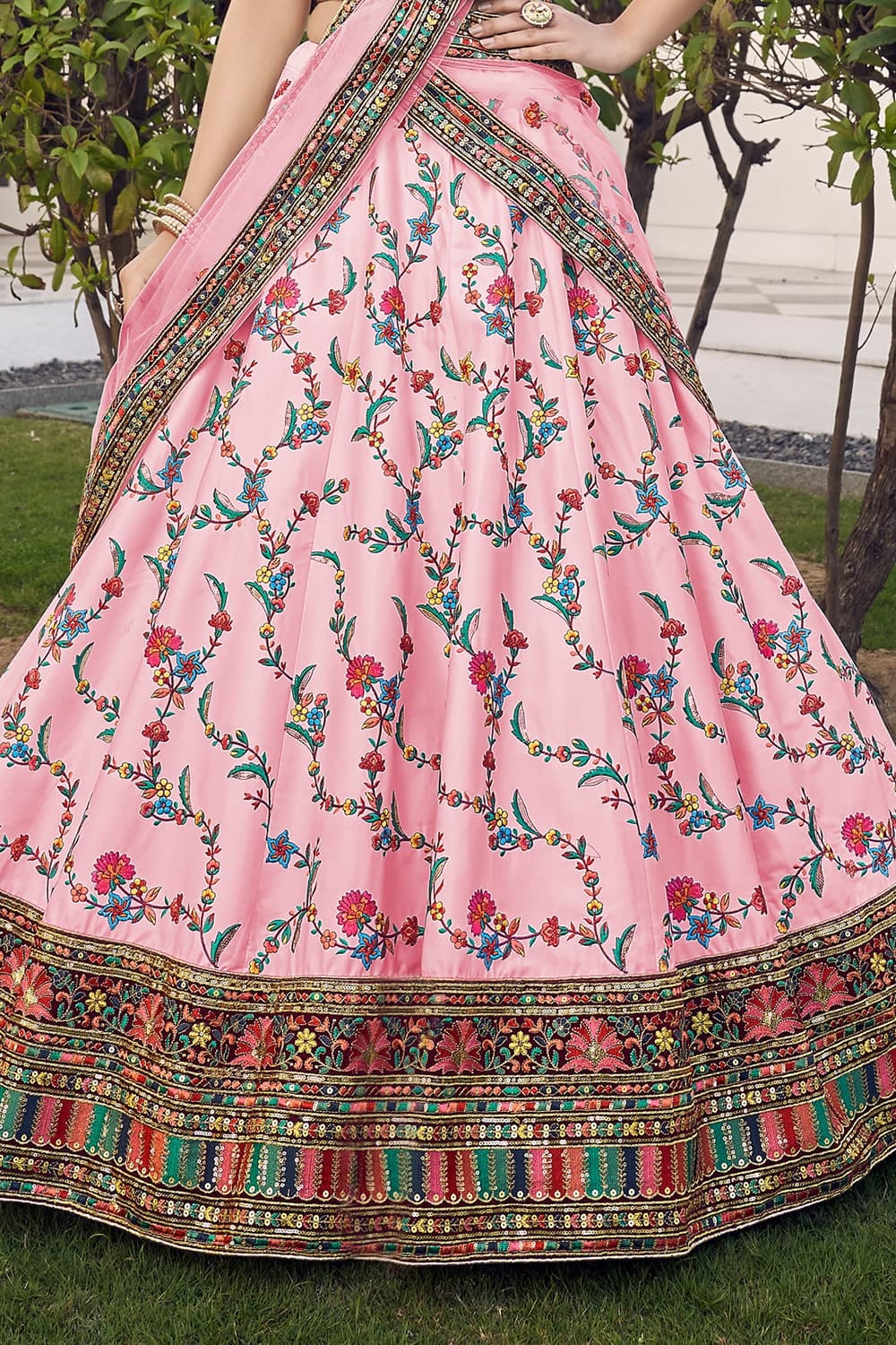 Pink Lehenga - Buy Latest Pink Color Lehenga Choli Online