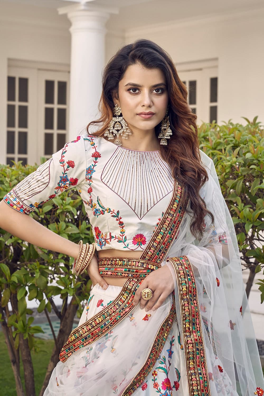 Buy White Lehenga Online In India - Etsy India