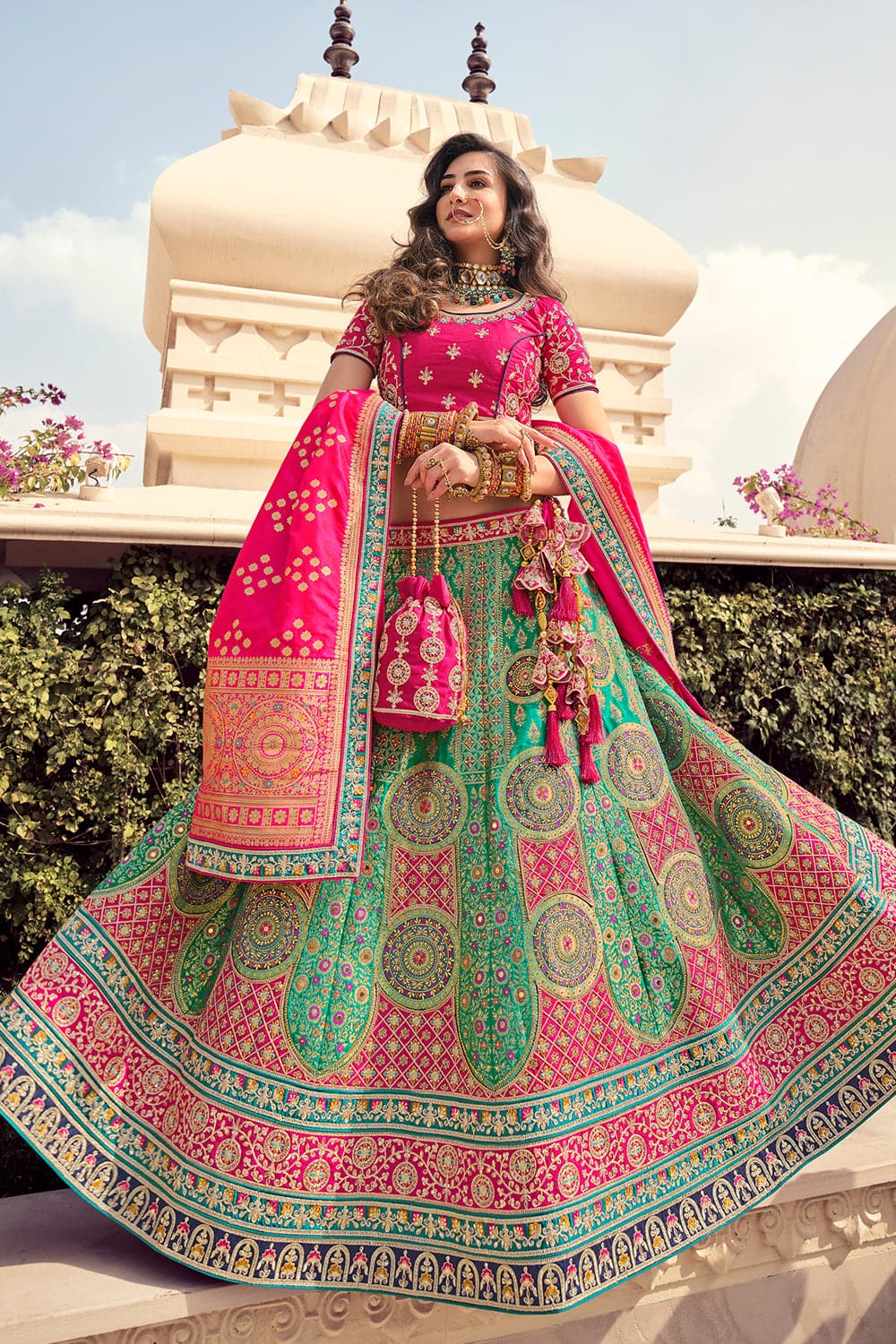 Cream Lehenga Sets - Buy Cream Colour Lehenga Cholis Online US UK