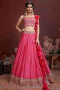 pink lehenga choli