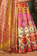 multicolour lehenga