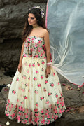 white lehenga