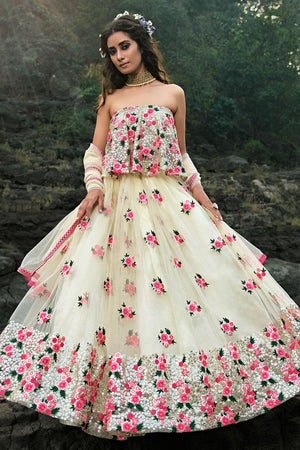 Off White Lehenga Choli