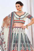 white lehenga choli