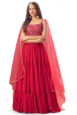 Peoney Pink Lehenga Choli