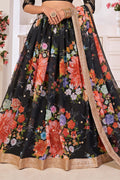 black lehenga choli