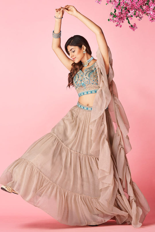 pink lehenga choli