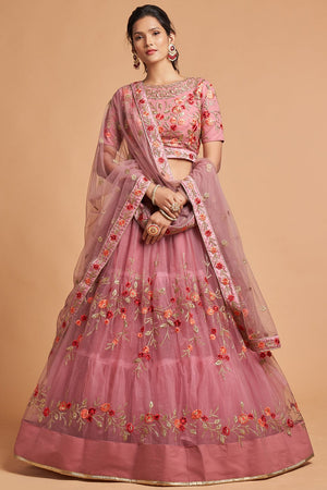 Rouge Pink Lehenga Choli