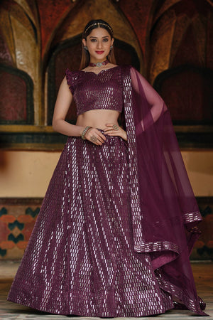 Russian Violet Lehenga Choli