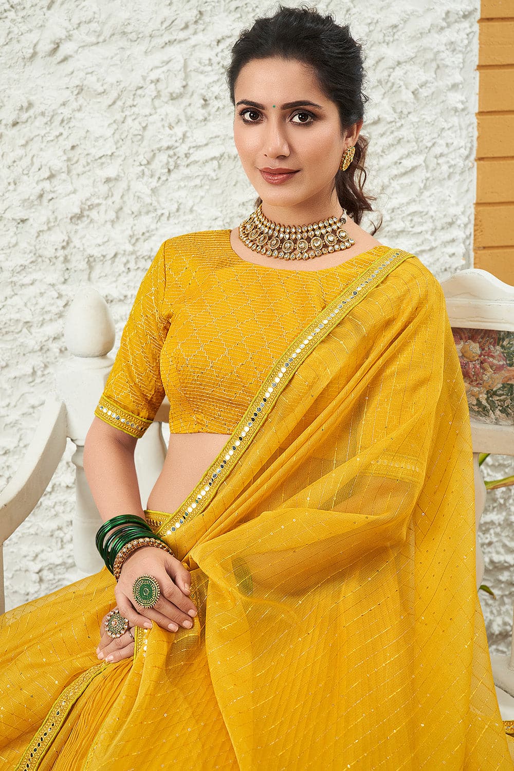 Yellow Lehenga | Buy Yellow Lehenga for Haldi Ceremony