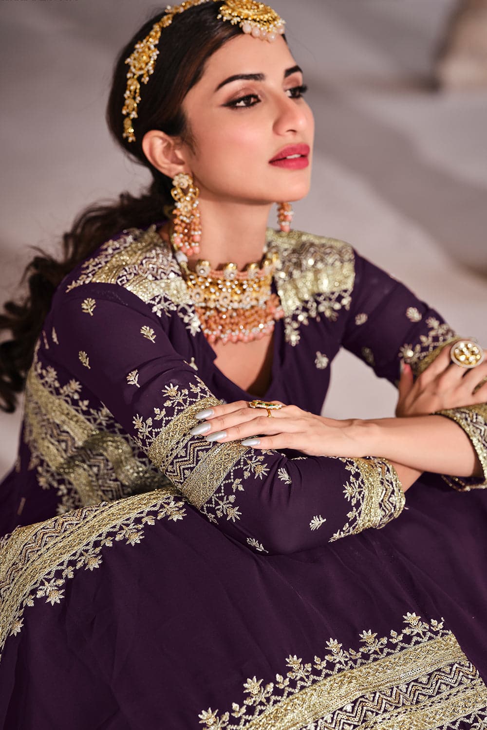 Check Out These Latest Purple Lehenga Designs for Inspo