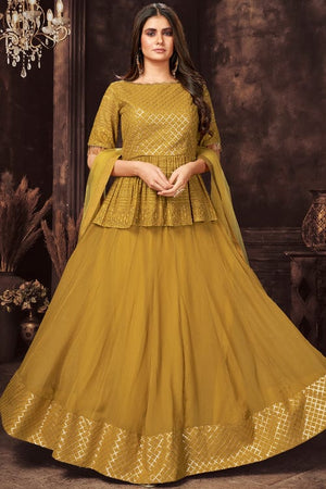 Dandelion Yellow Lehenga