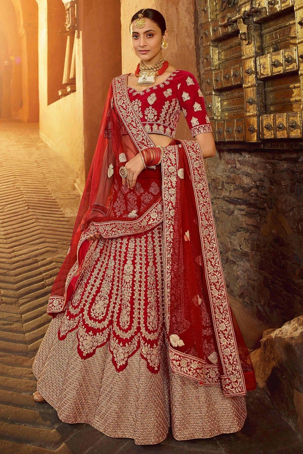 Bridal Lehenga Choli Wedding | Punjaban Designer Boutique