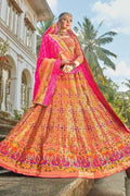 Starfish Orange Lehenga