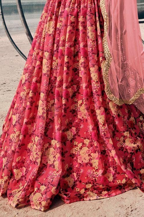 pastel lehenga 