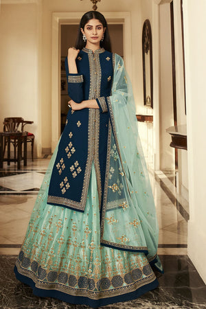 Blue Lehenga Suit