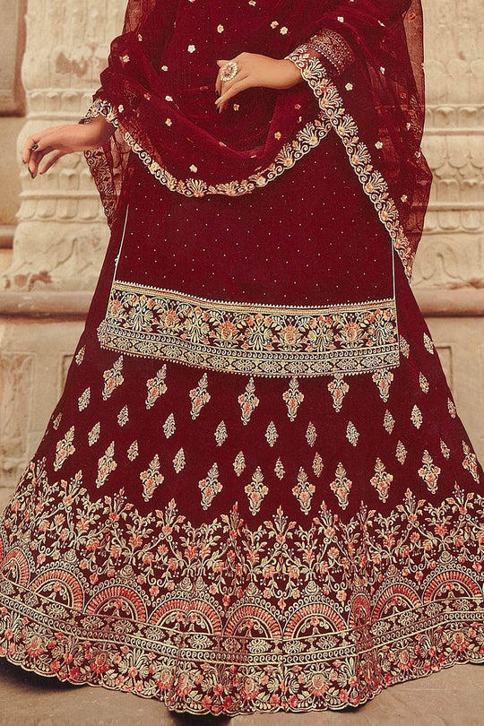 fancy lehenga suit