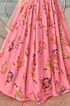 pastel lehenga 