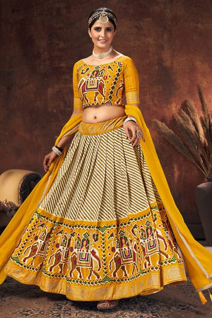 Tuscany Yellow Lehenga