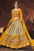 yellow lehenga