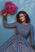 embroideried gown