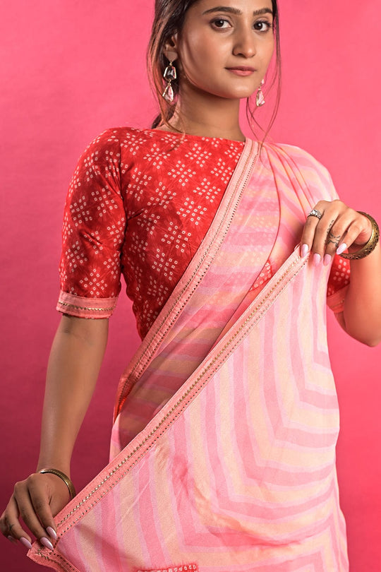 leheriya saree