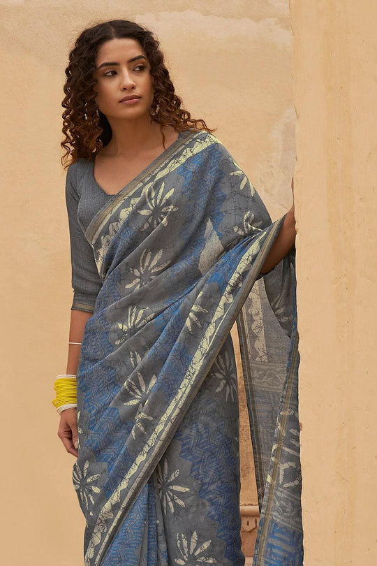 linen saree