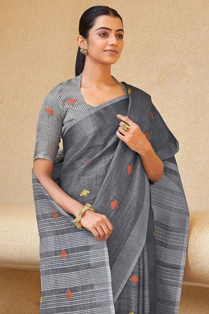 linen saree online
