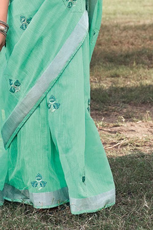 linen saree