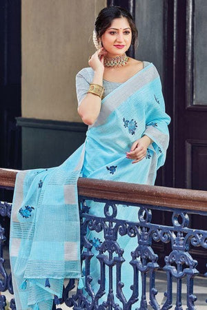 linen sarees online