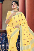 linen saree