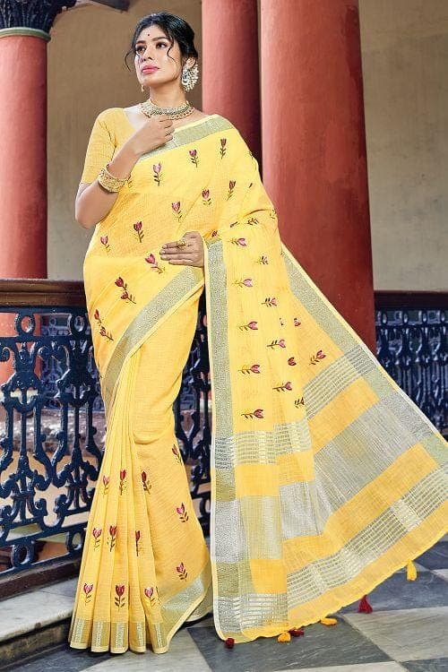 linen sarees online