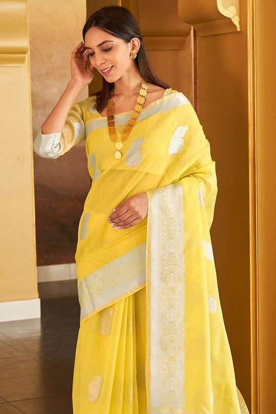 linen saree