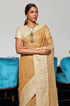 linen saree