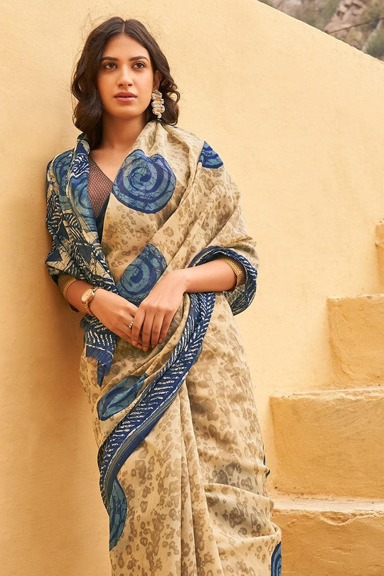 linen saree