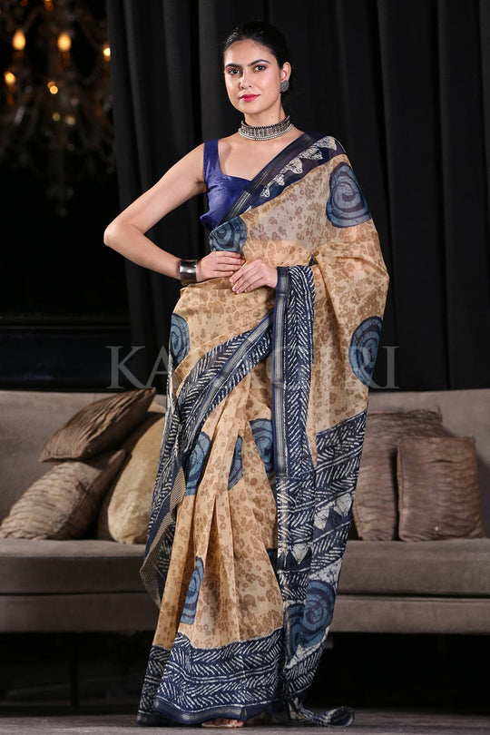 linen saree