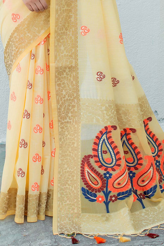 linen saree collection