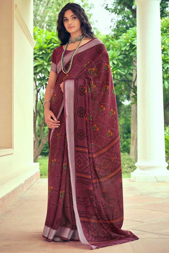 linen saree online 