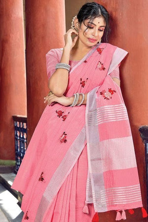 linen sarees online