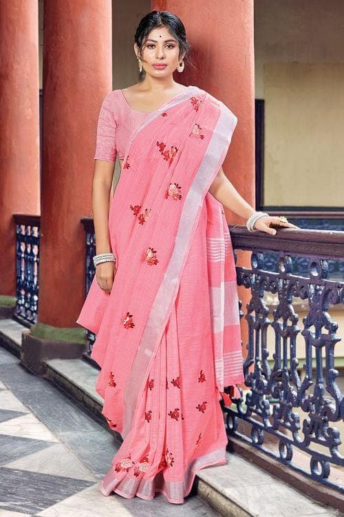 linen saree online