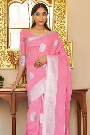 linen saree