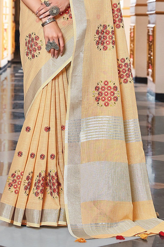 linen saree online