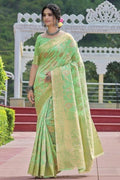 linen saree