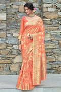 linen saree