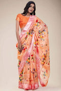 best linen saree online 
