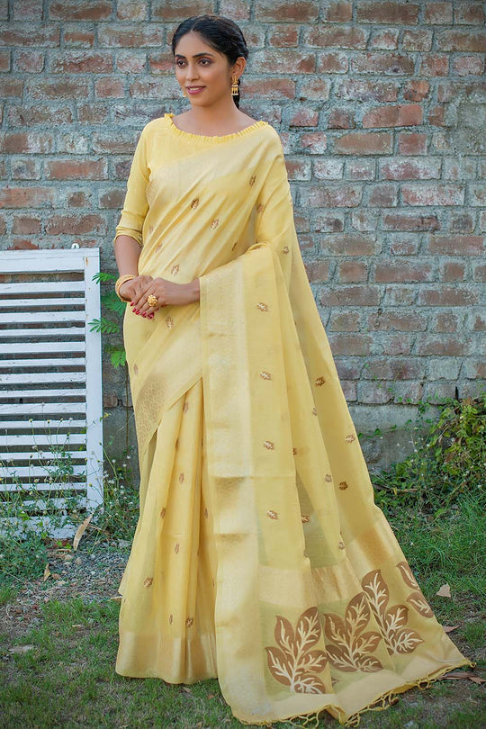 linen saree collection