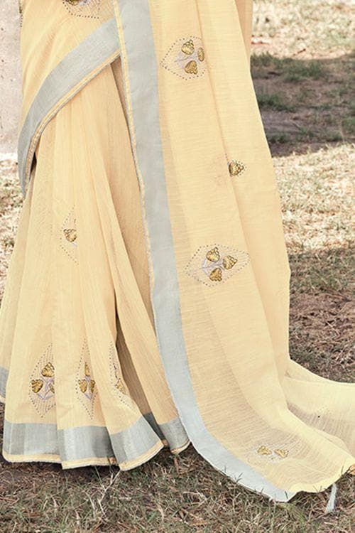 linen saree