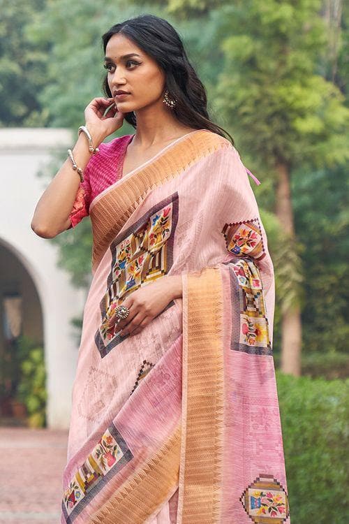 linen saree online