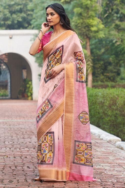 linen saree online